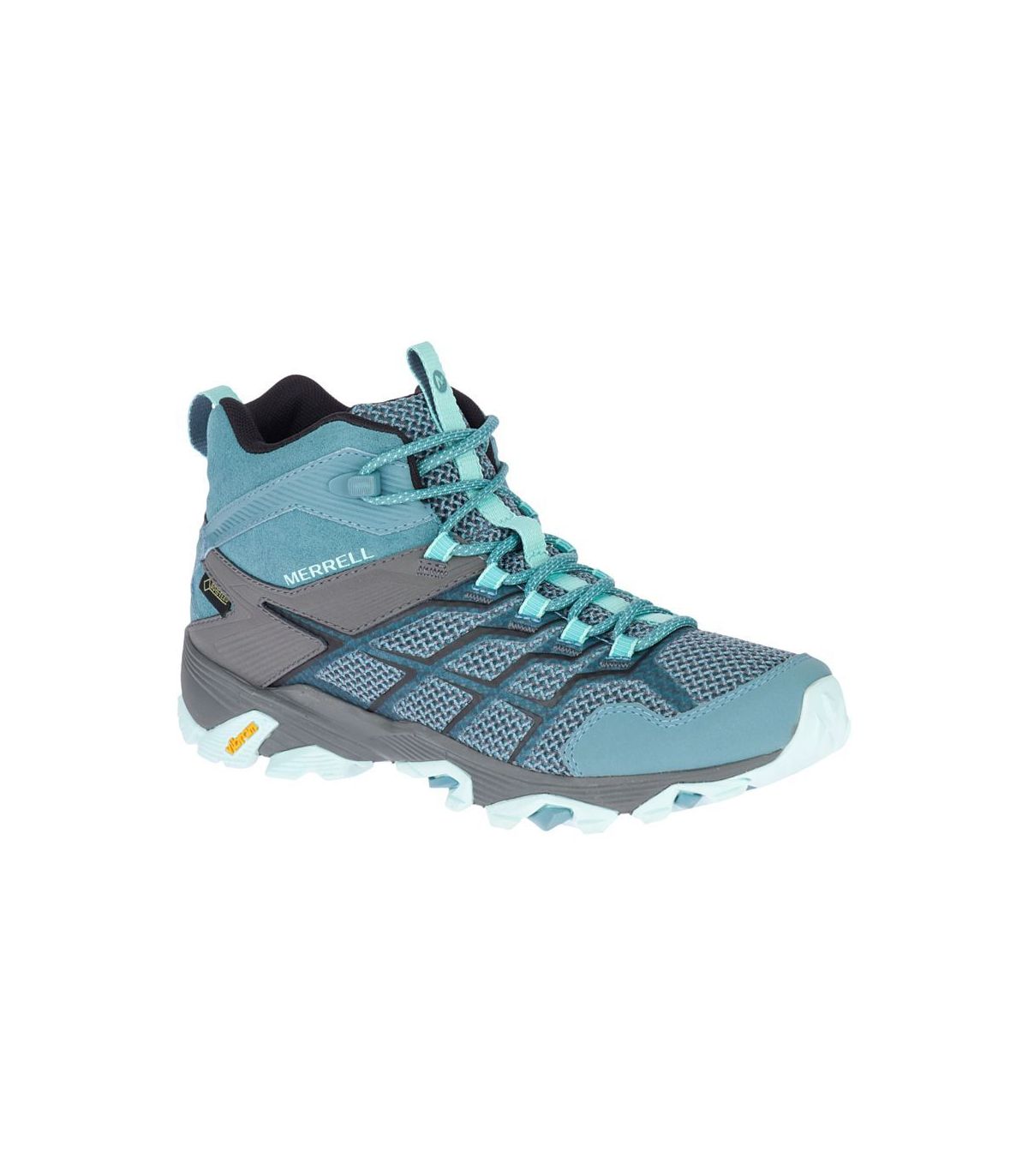 Botas Merrell Moab Fst 2 Mid Gtx Mujer Blue Smoke Oferta