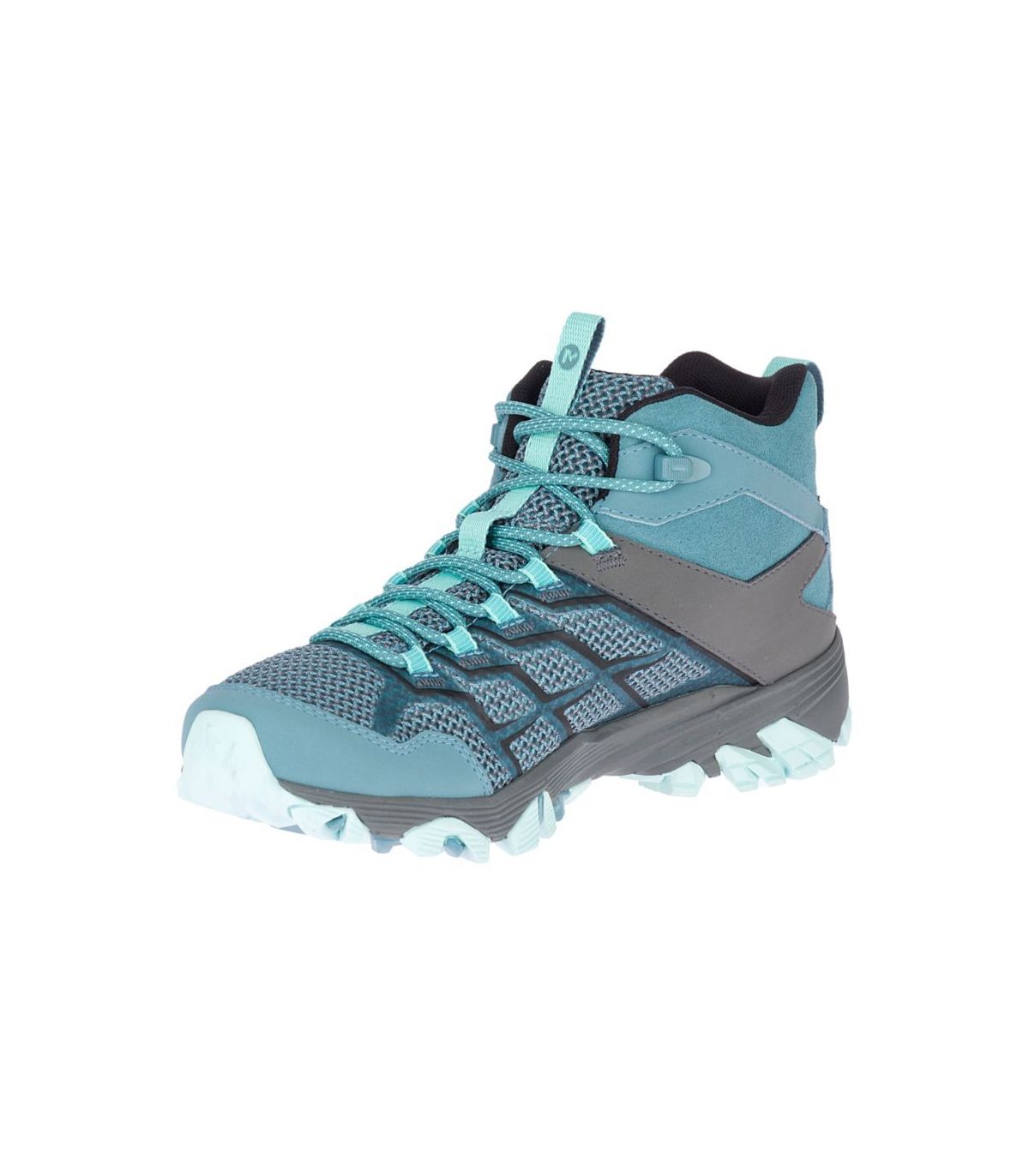 Botas Merrell Moab Fst 2 Mid Gtx Mujer Blue Smoke Oferta