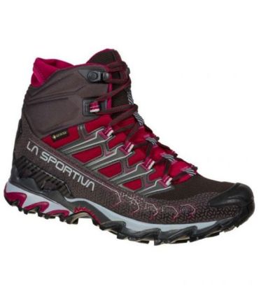 Botas La Sportiva Ultra Raptor II Mid GTX Mujer Carbon Red Plum