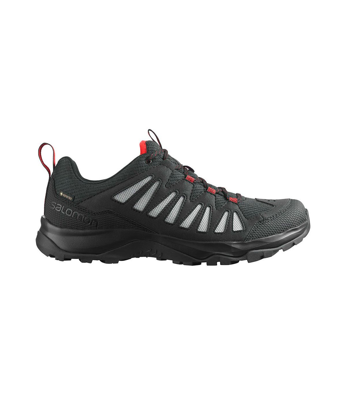 Zapatillas de Trail Salomon XA Pro 3D V9 Gore Tex Flint Stone/Black/Gray  Hombre