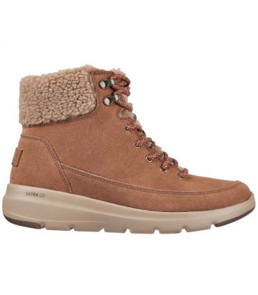 Botas Skechers On the GO Glacial Ultra Woodlands Mujer Marron