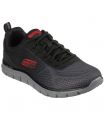 Compra online Zapatillas Skechers Track Ripkent Hombre Black Red en oferta al mejor precio