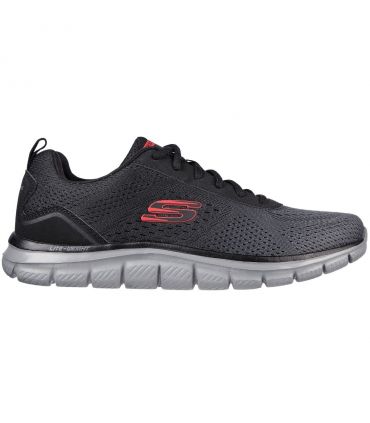 Zapatillas Skechers Track Ripkent Hombre Black Red