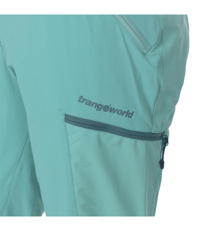 Compra online Pantalones Trangoworld Malaren Mujer Bright Aqua en oferta al mejor precio