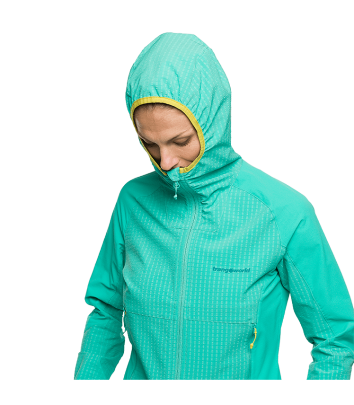 Compra online Chaqueta TrangoWorld Kyashar Sf Mujer Bright Aqua en oferta al mejor precio