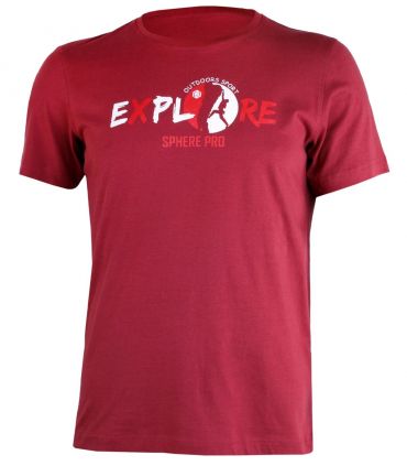 Camiseta Sphere Pro Jimmy Hombre Granate
