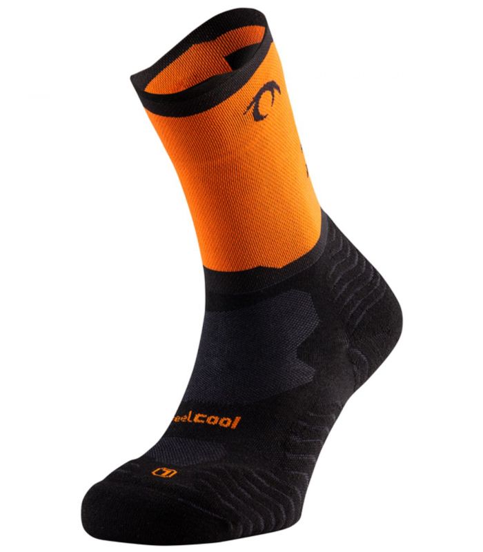 Compra online Calcetines Lurbel Rise Five Black Orange en oferta al mejor precio