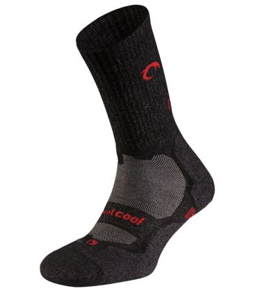 Calcetines Lurbel Mountain Five Black Red