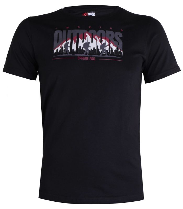 Compra online Camiseta Sphere Pro Burt Hombre Negro en oferta al mejor precio