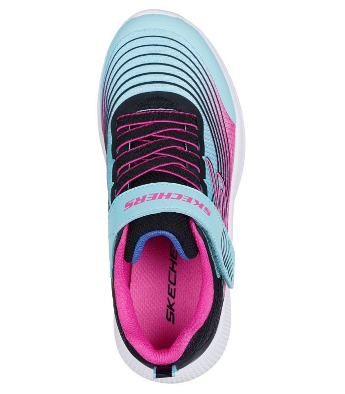 Compra online Skechers Microspec Advance junior Agua Morado en oferta al mejor precio