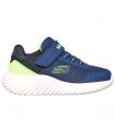 Compra online Zapatillas Skechers Bounder Trekzic Niños Navy Lime en oferta al mejor precio