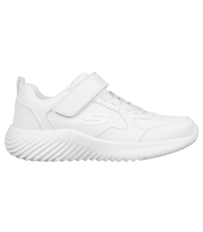 Compra online Zapatillas Skechers Bounder Power Study Niños Blanca en oferta al mejor precio