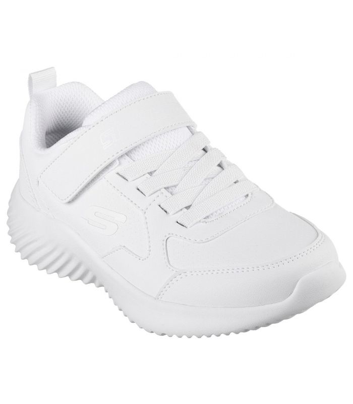 Compra online Zapatillas Skechers Bounder Power Study Niños Blanca en oferta al mejor precio