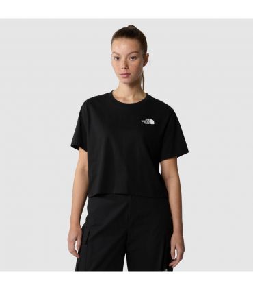 Camiseta The North Face Simple Dome Cropped Mujer TNF Black