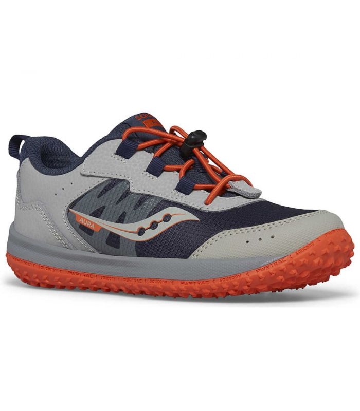 Compra online Zapatillas Saucony Aura KDZ Niños Grey en oferta al mejor precio