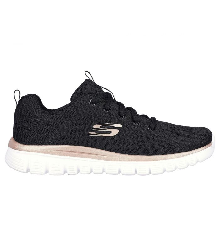 Compra online Zapatillas Skechers Graceful Get Connected Mujer Black en oferta al mejor precio