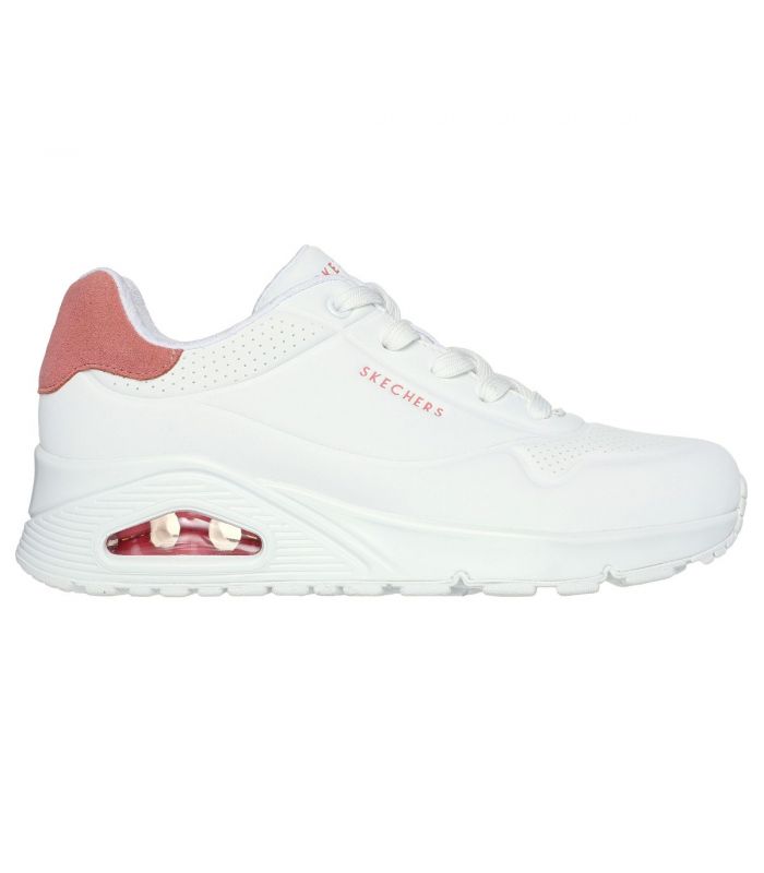 Compra online Zapatillas Skechers Uno-Pop Back Mujer Blanco en oferta al mejor precio