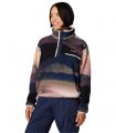 Compra online Sudadera Columbia Helvetia II Printed Cropped Half Snap Mujer Collegiate Navy Dolomites en oferta al mejor precio