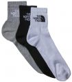 Compra online Calcetines The North Face Multi Sport Cush Quarter Sock 3P Black Assorted en oferta al mejor precio