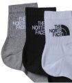 Compra online Calcetines The North Face Multi Sport Cush Quarter Sock 3P Black Assorted en oferta al mejor precio