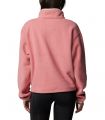 Compra online Sudadera Columbia Helvetia II Cropped Half Snap Fleece Mujer Pink Agave en oferta al mejor precio