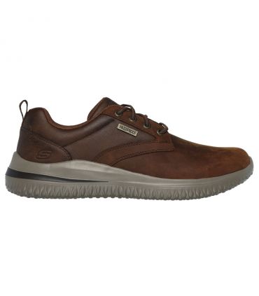 Zapatillas Skechers Delson 3.0 Glavine Hombre Marrón