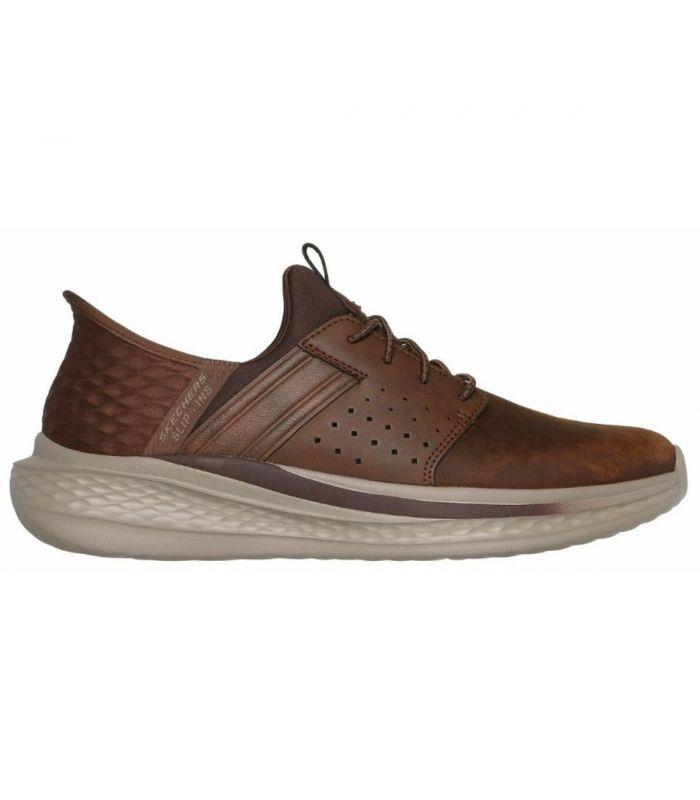 Compra online Zapatillas Skechers Slade Zachary Hombre Marrón en oferta al mejor precio