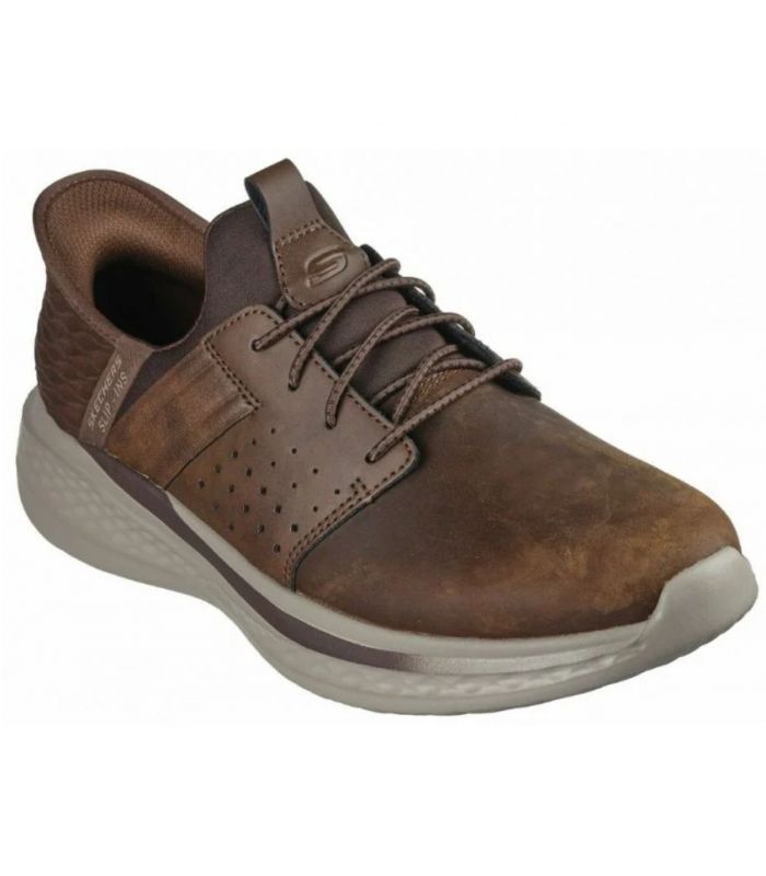 Compra online Zapatillas Skechers Slade Zachary Hombre Marrón en oferta al mejor precio