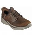 Compra online Zapatillas Skechers Slade Zachary Hombre Marrón en oferta al mejor precio