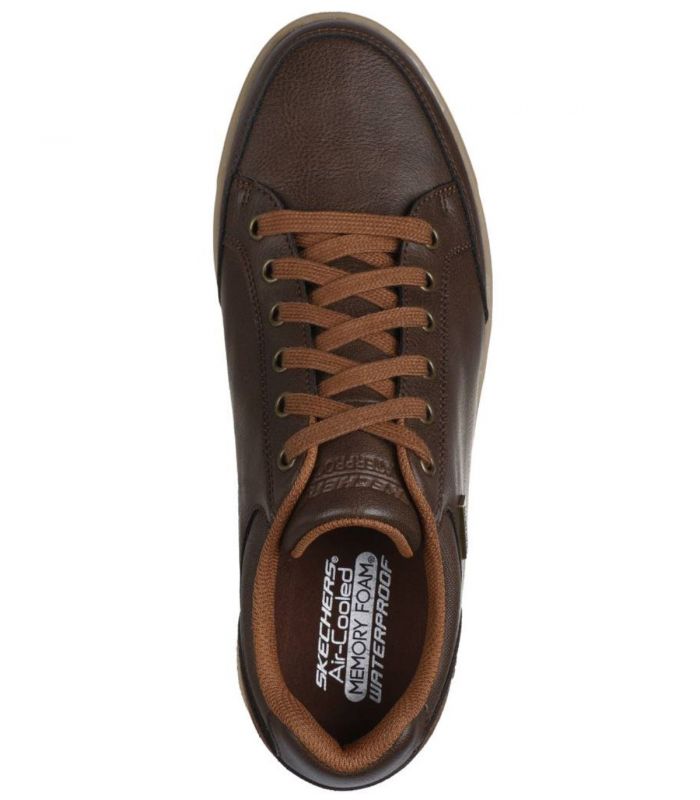 Compra online Zapatos Skechers Cavell Sparkman Hombre Chocolate en oferta al mejor precio