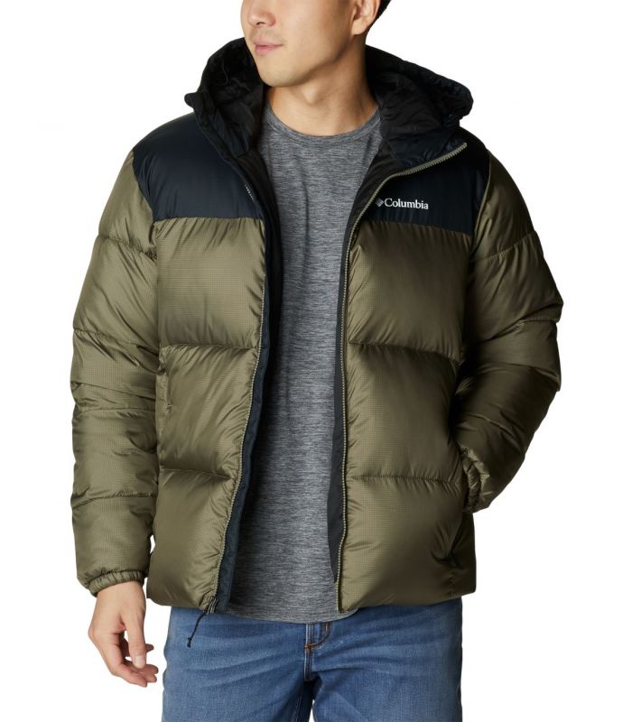 Compra online Chaqueta Columbia Puffect II Hooded Hombre Stone Green en oferta al mejor precio