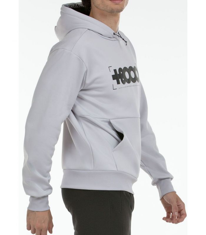 Compra online Sudadera +8000 Albani 090 Hombre Gris Perla en oferta al mejor precio