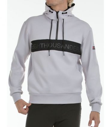 Sudadera +8000 Andor 090 Hombre Gris Perla