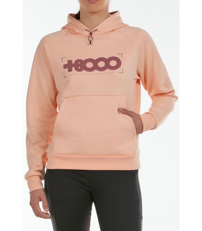 Compra online Sudadera +8000 Bel 021 Mujer Salmón en oferta al mejor precio