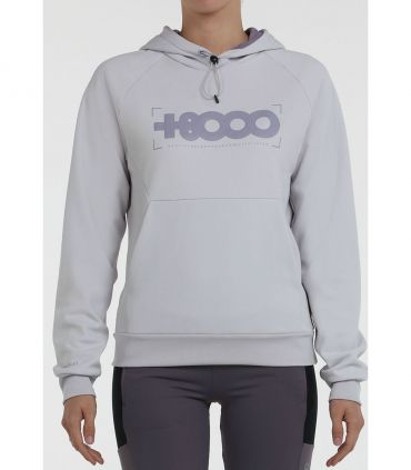 Sudadera +8000 Bel 090 Mujer Gris Perla