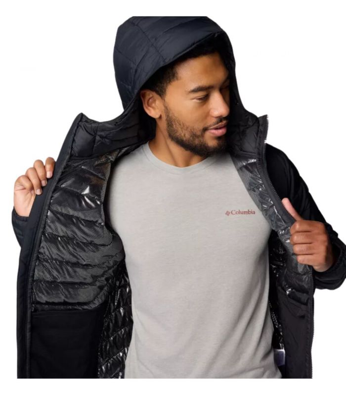 Compra online Chaqueta Columbia Powder Lite™ II Hooded Hombre Black en oferta al mejor precio