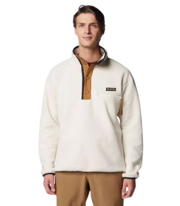 Forro Polar Columbia Helvetia™ II Half Snap Fleece Hombre Chalk