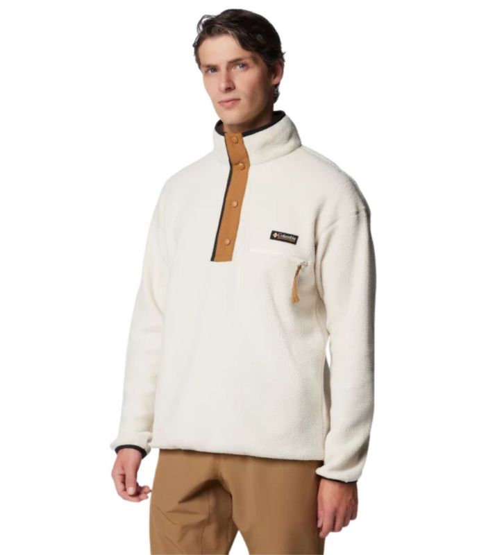 Compra online Forro Polar Columbia Helvetia™ II Half Snap Fleece Hombre Chalk en oferta al mejor precio