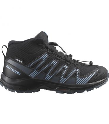 Botas Salomon Xa Pro V8 Mid CSWP J Niños Black Dark Slate