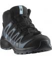 Compra online Botas Salomon Xa Pro V8 Mid CSWP J Niños Black Dark Slate en oferta al mejor precio