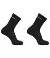 Compra online Calcetines Salomon Evasion Crew 2 Pack Black Black en oferta al mejor precio