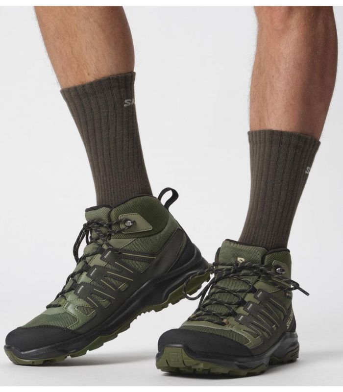 Compra online Calcetines Salomon Evasion Crew 2 Pack Olive Night en oferta al mejor precio