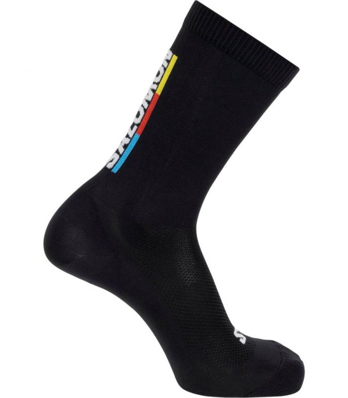 Compra online Calcetines Salomon Pulse Race Flag Crew Black en oferta al mejor precio