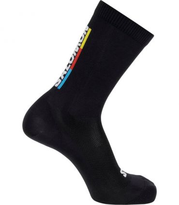 Calcetines Salomon Pulse Race Flag Crew Black