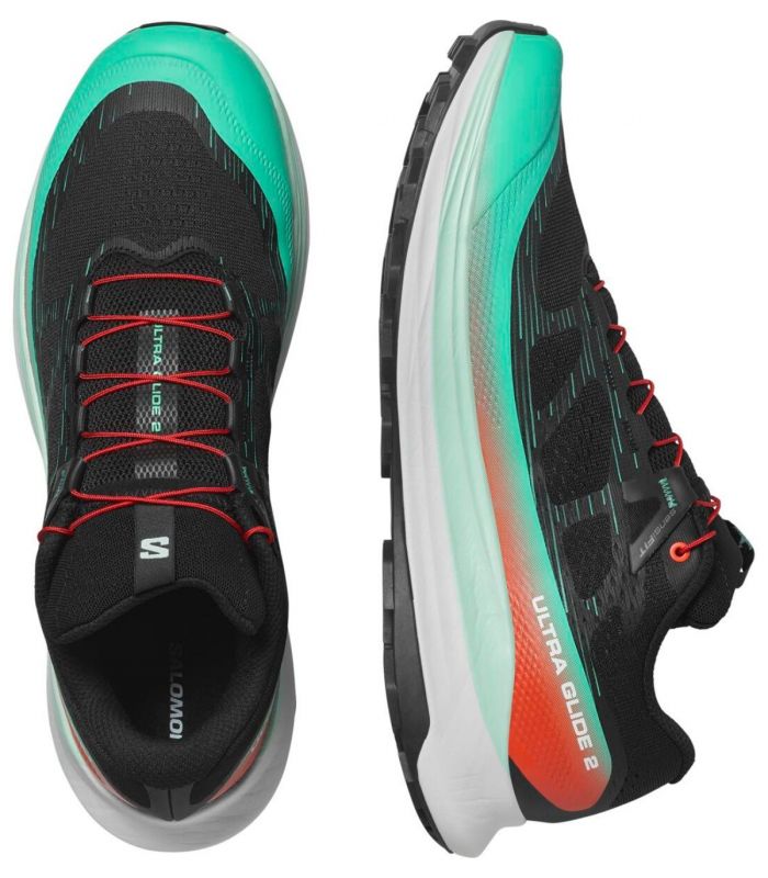 Compra online Zapatillas Salomon Ultra Glide 2 Hombre Black Electric Green en oferta al mejor precio