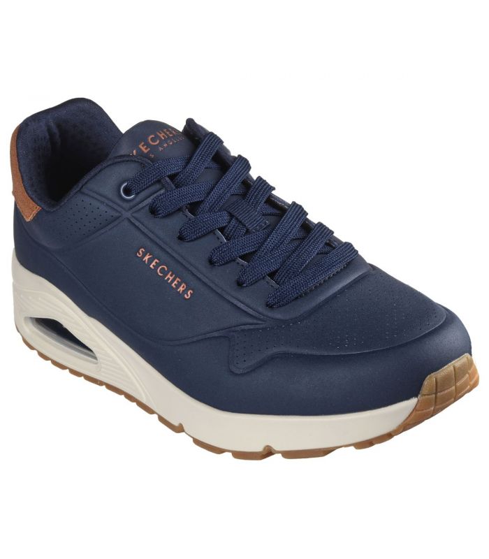 Compra online Zapatillas Skechers Uno Suited On Air Hombre Navy en oferta al mejor precio