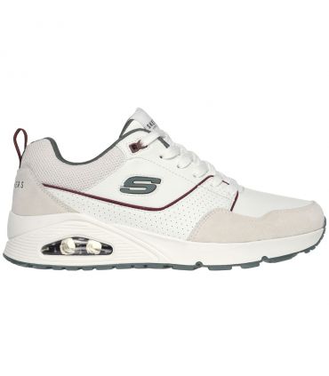 Zapatillas Skechers Uno Retro One Hombre Blanco Verde