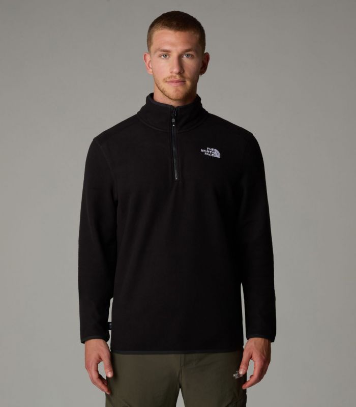 Compra online Forro Polar The North Face Glacier Pro 1/4 Zip Hombre Black en oferta al mejor precio