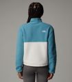 Compra online Forro polar The North Face Yumiori 1/4 Zip Mujer Algae Blue en oferta al mejor precio