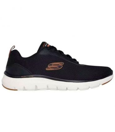 Zapatillas Skechers Flex Advantage 5.0 Hombre Negro Oro